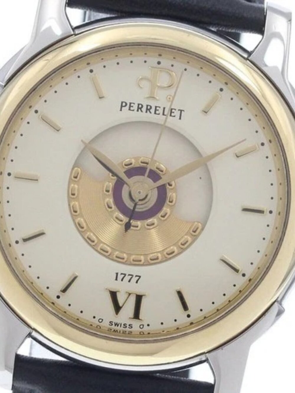 PERRELET Double rotor 1390 YG bezel beige Dial Automatic Men's Watch_966547